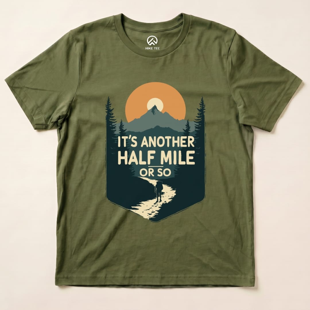 Hike Tee T-Shirt Military Green / S Half Mile Shirt