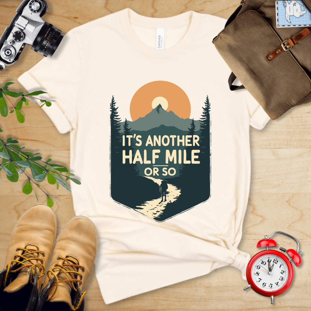 Printify T-Shirt Natural / S Half Mile Shirt