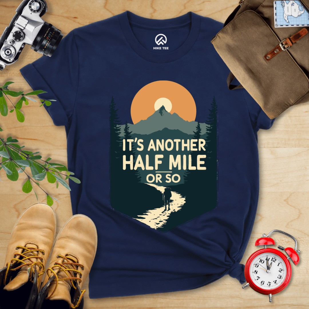 Hike Tee T-Shirt Navy / S Half Mile Shirt