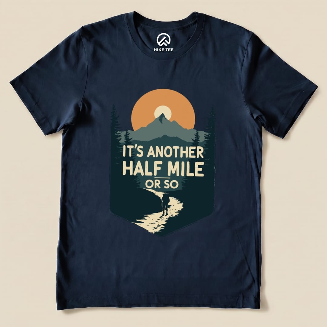 Hike Tee T-Shirt Navy / S Half Mile Shirt