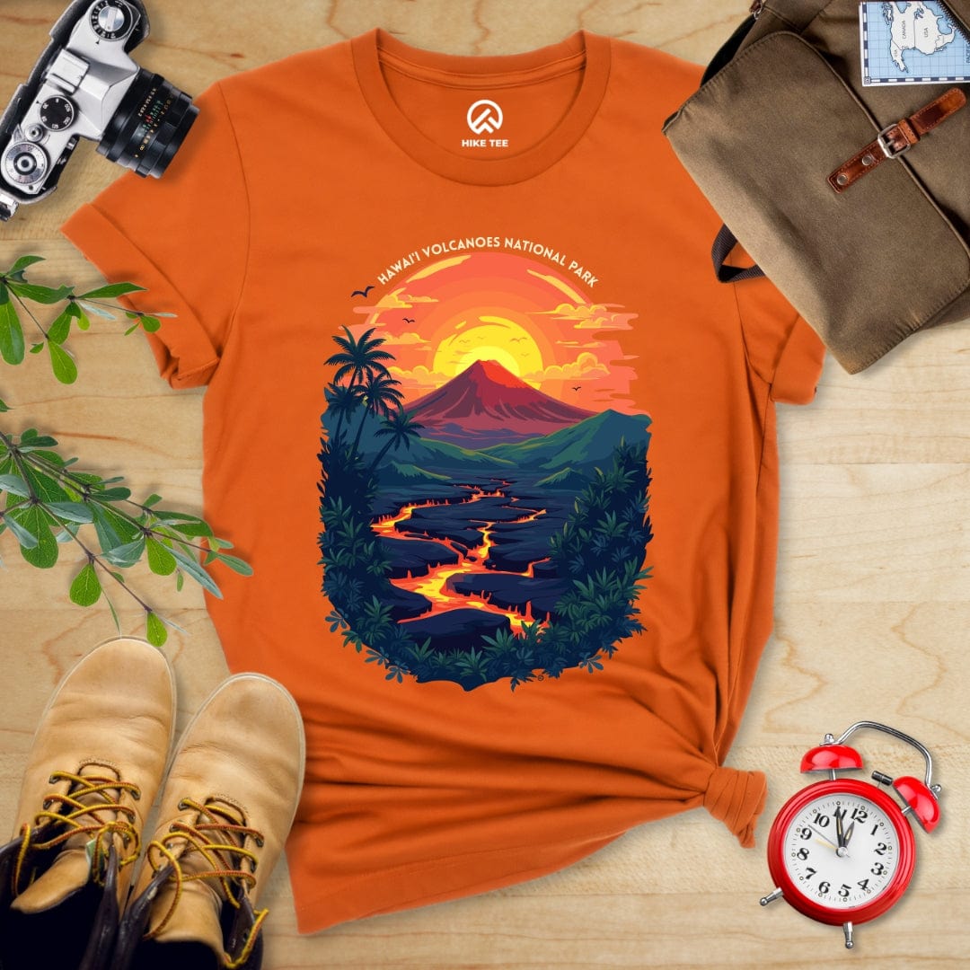 Hike Tee T-Shirt Autumn / S Hawai'i Volcanoes National Park Shirt