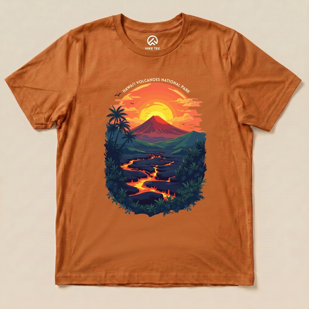 Hike Tee T-Shirt Autumn / S Hawai'i Volcanoes National Park Shirt
