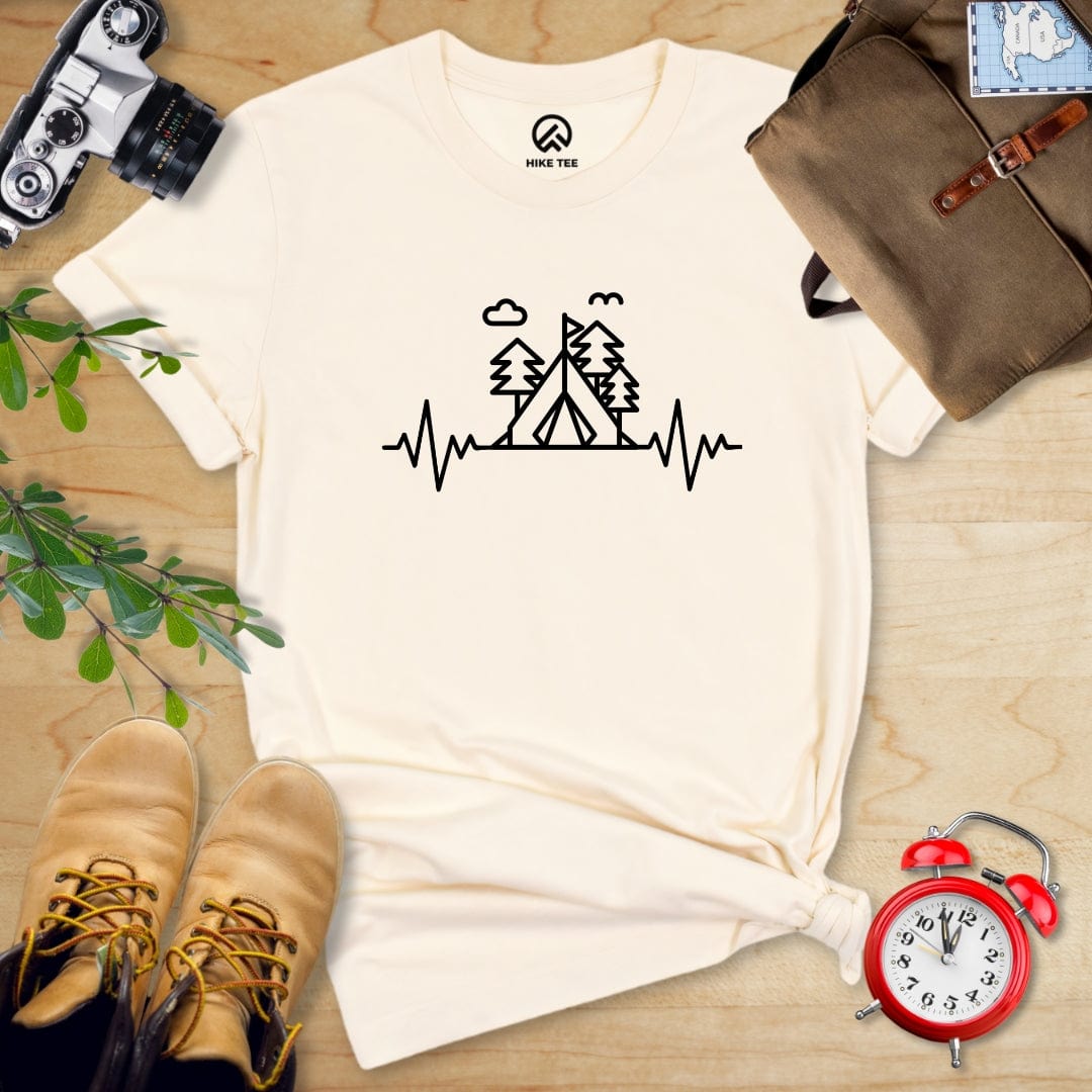 Hike Tee T-Shirt Natural / S Heart Rate Camping Shirt
