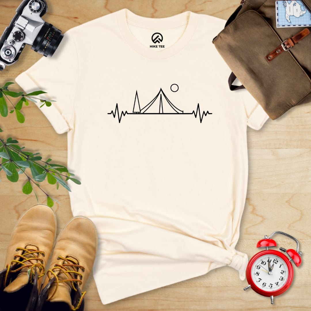 Hike Tee T-Shirt Natural / S Heart Rate Camping Shirt