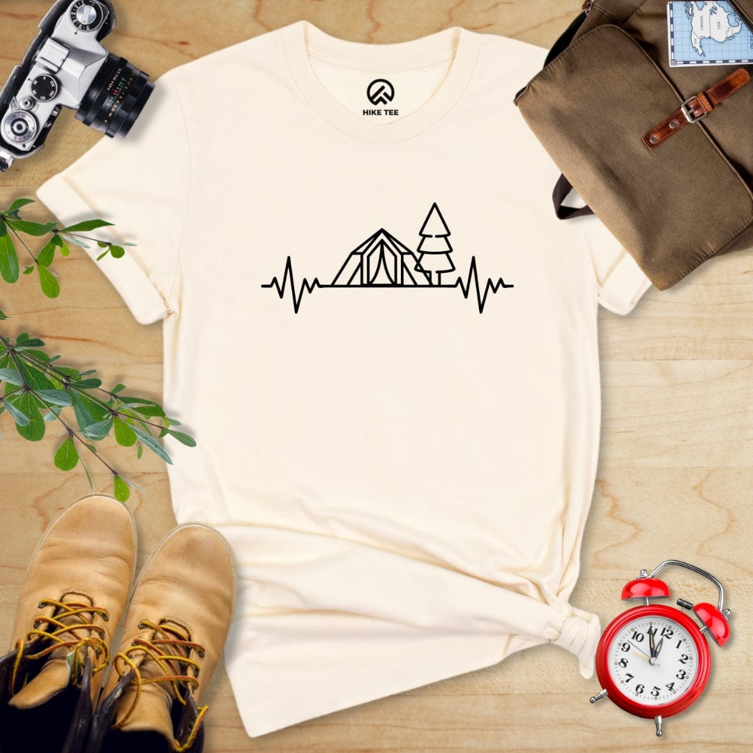 Hike Tee T-Shirt Natural / S Heart Rate Camping Shirt