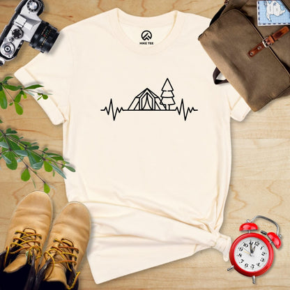 Hike Tee T-Shirt Natural / S Heart Rate Camping Shirt