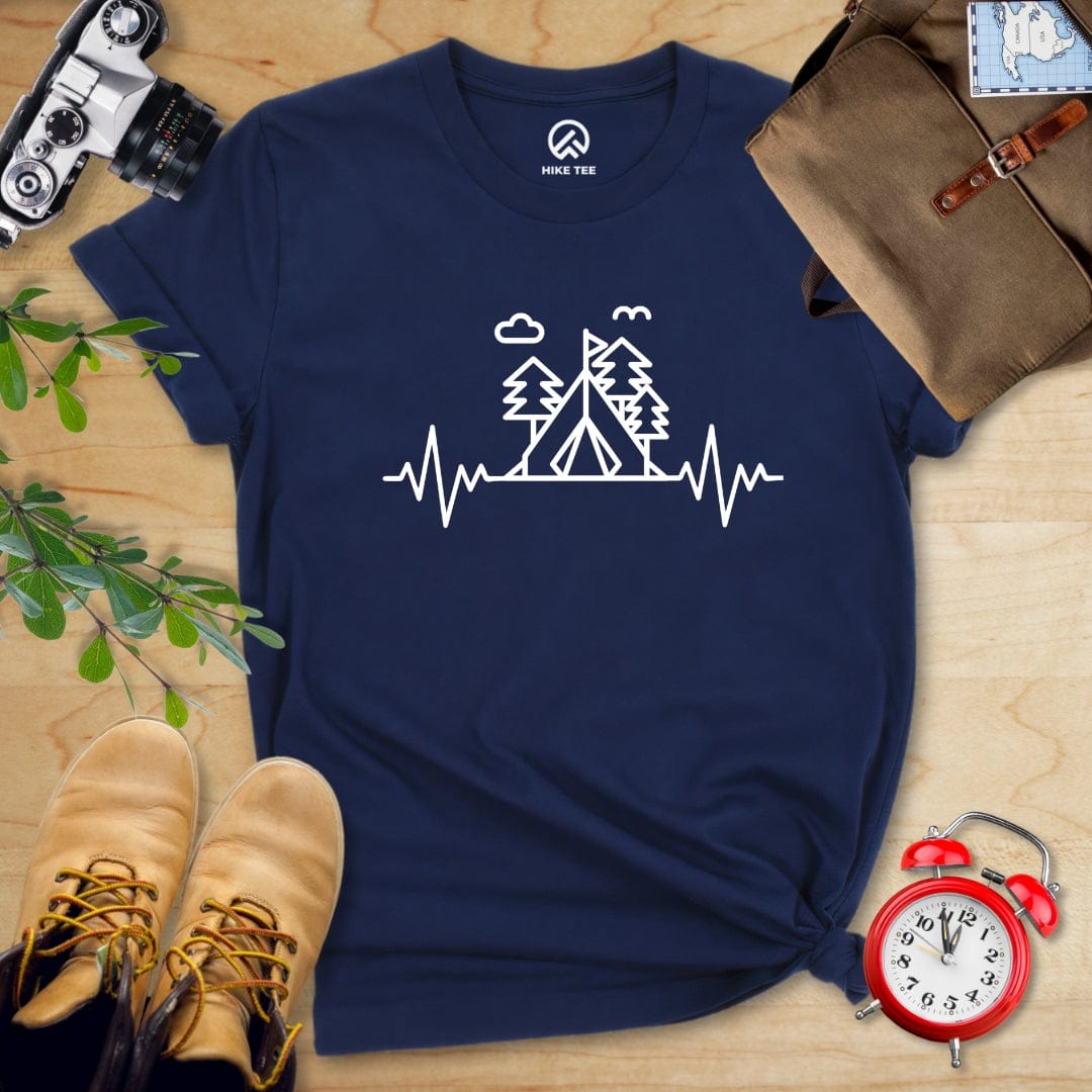 Hike Tee T-Shirt Navy / S Heart Rate Camping Shirt