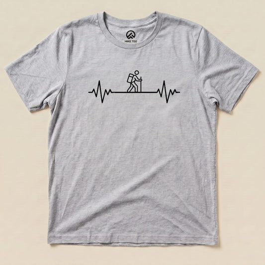 Hike Tee T-Shirt Athletic Heather / S Heart Rate Hiking Shirt