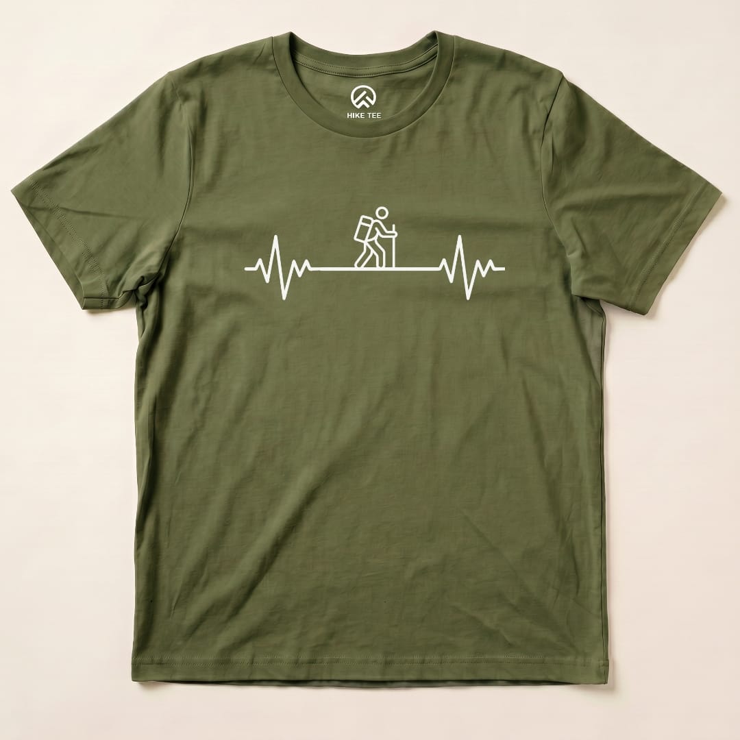 Hike Tee T-Shirt Military Green / S Heart Rate Hiking Shirt
