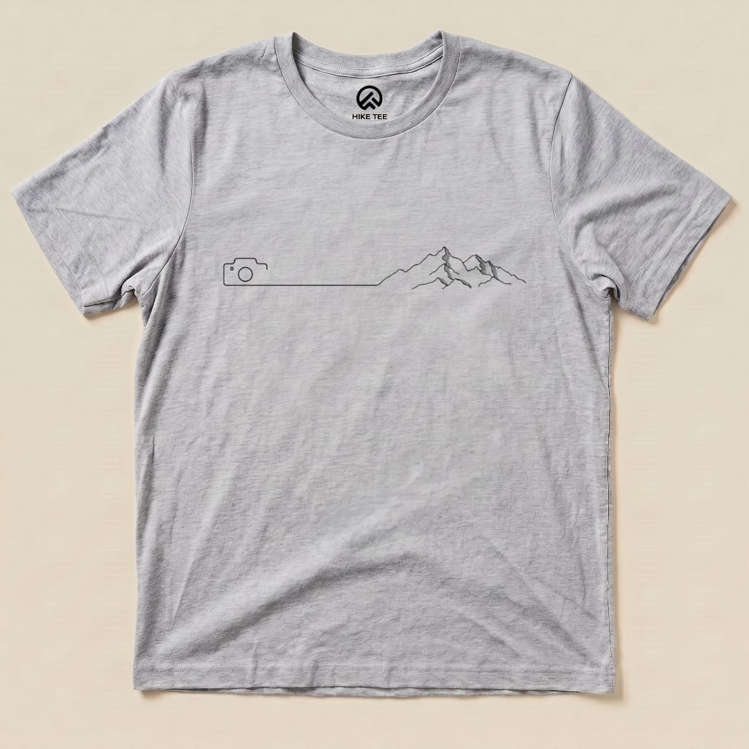 Heart Rate Photography Mountain Shirt
