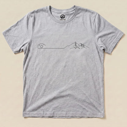 Heart Rate Photography Mountain Shirt