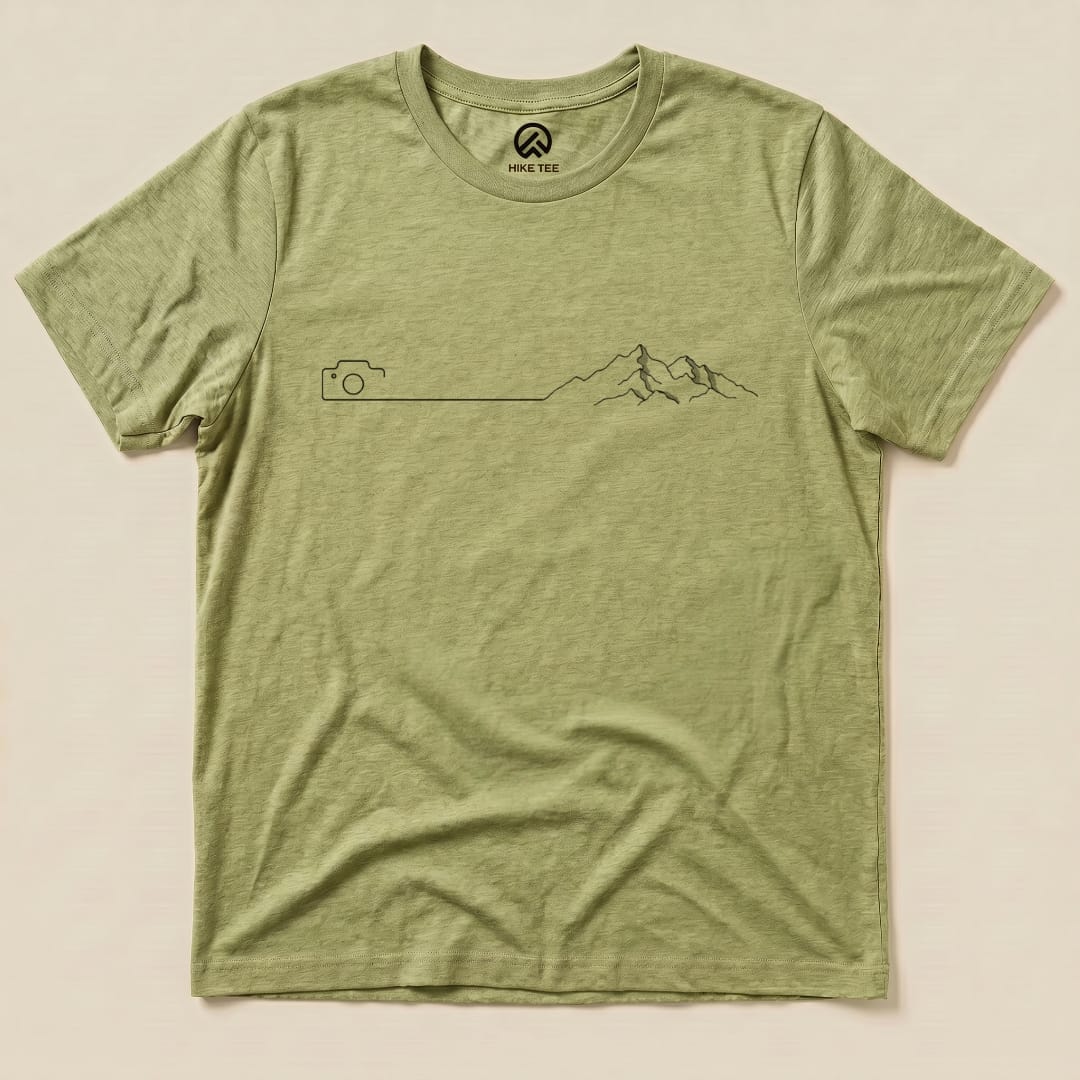 Heart Rate Photography Mountain Shirt