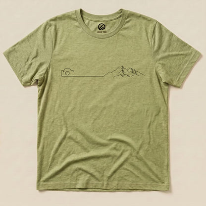Heart Rate Photography Mountain Shirt