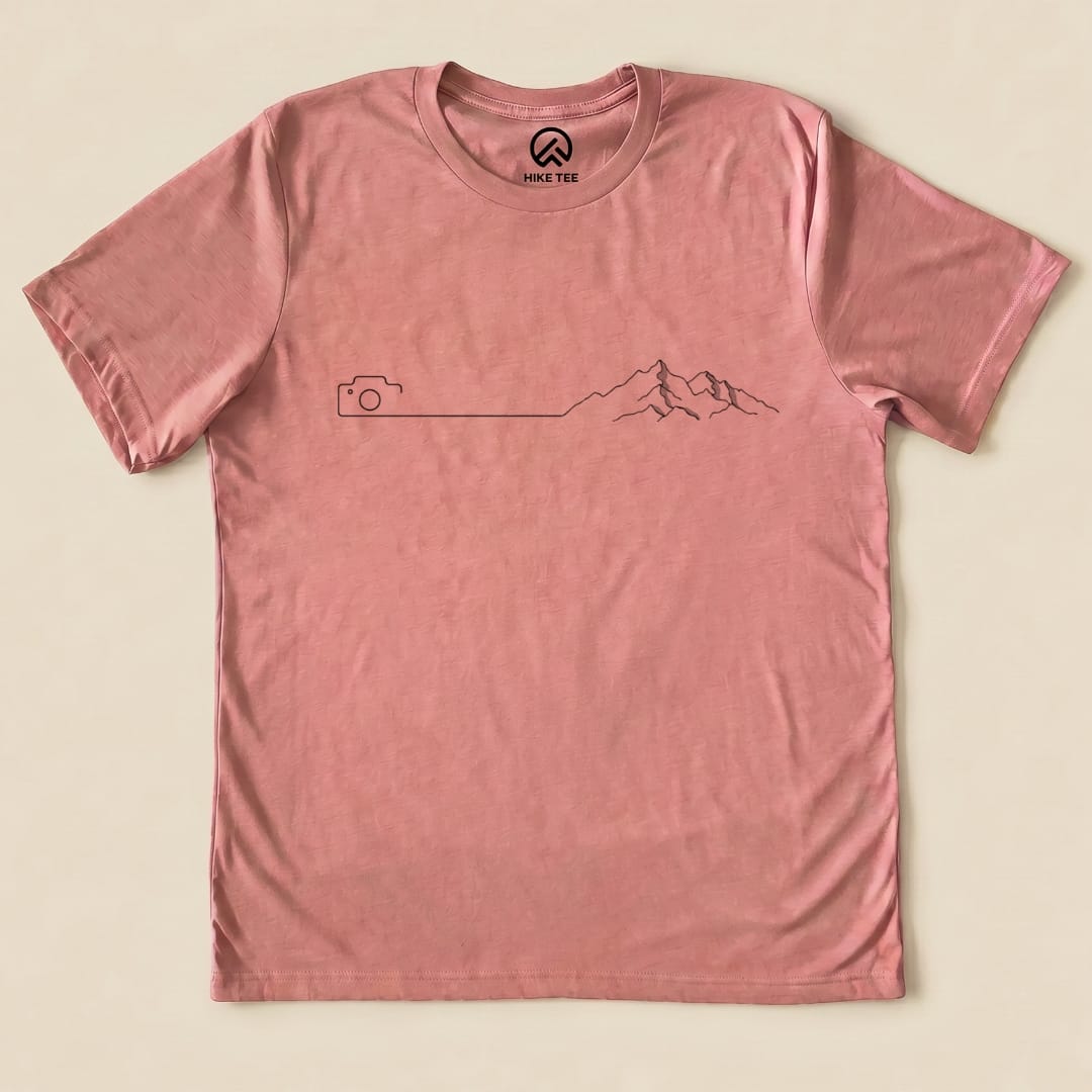 Heart Rate Photography Mountain Shirt