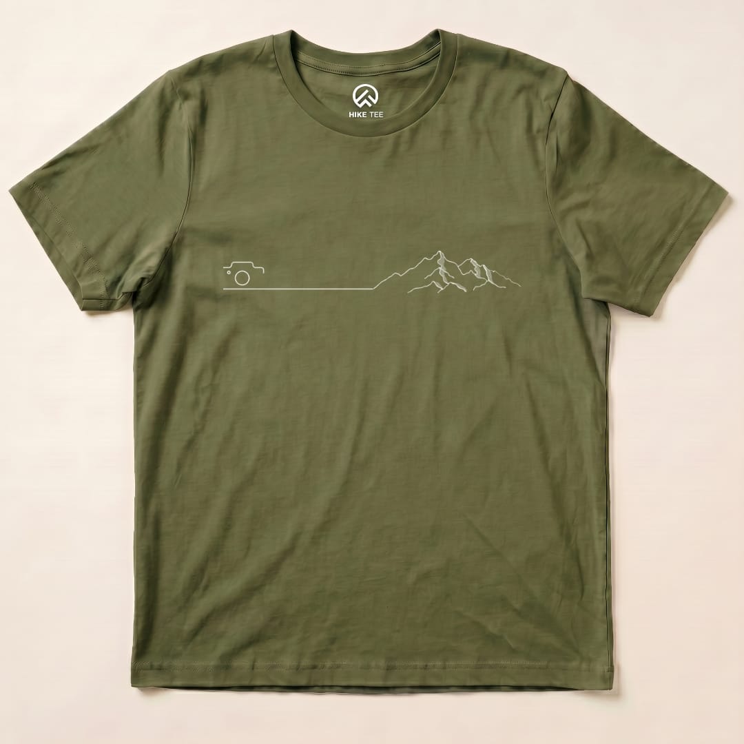Heart Rate Photography Mountain Shirt