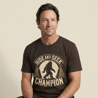 Hike Tee T-Shirt Hide and Seek Champion Big Foot Shirt
