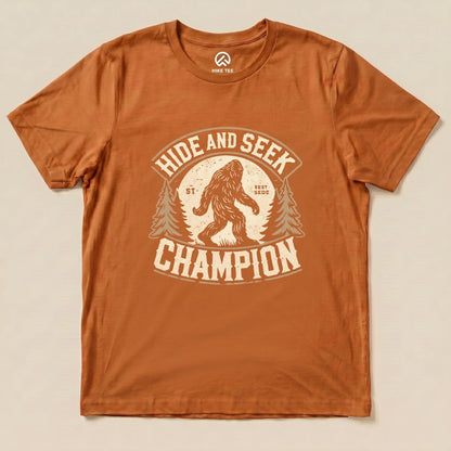 Hide and Seek Champion Big Foot Shirt Hike Tee T-Shirt Autumn / S