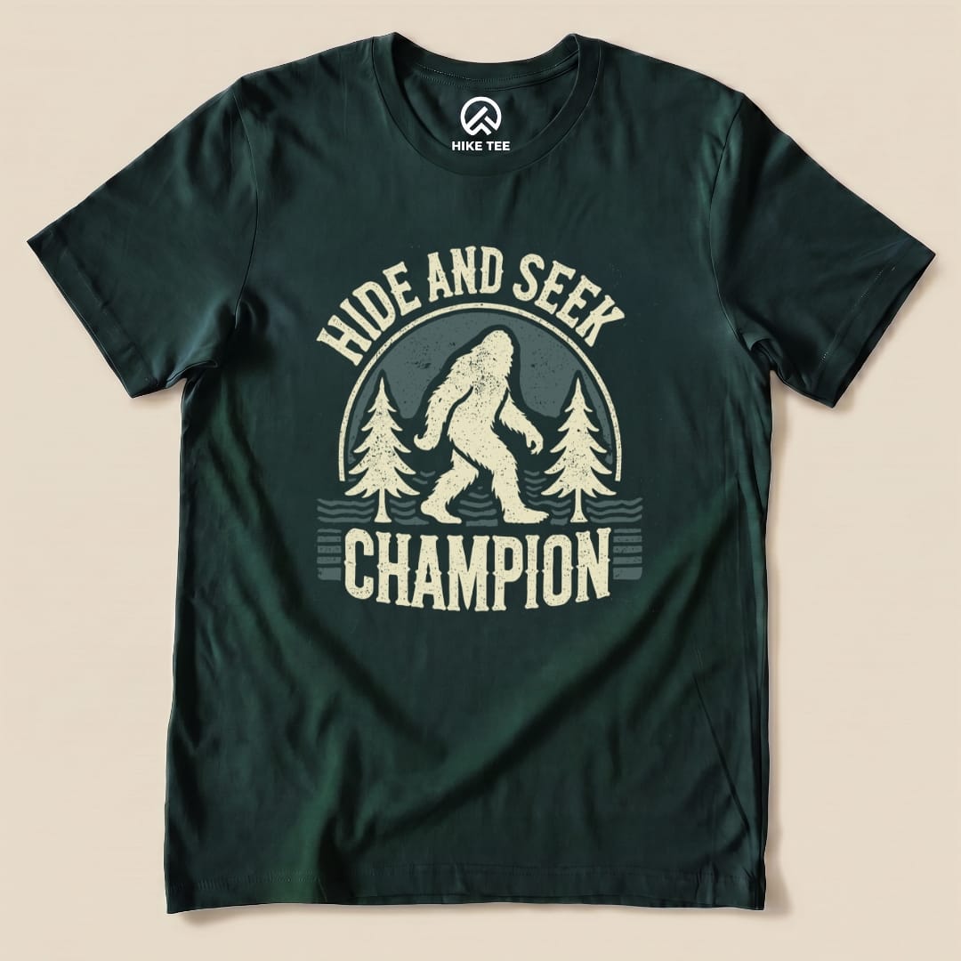 Hike Tee T-Shirt Forest / S Hide and Seek Champion Bigfoot Shirt