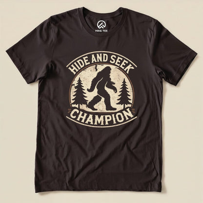 Hike Tee T-Shirt Brown / S Hide and Seek Champion Shirt