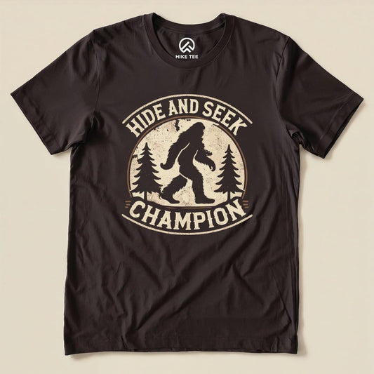 Hike Tee T-Shirt Brown / S Hide and Seek Champion Shirt