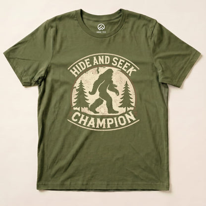 Hike Tee T-Shirt Military Green / S Hide and Seek Champion Shirt