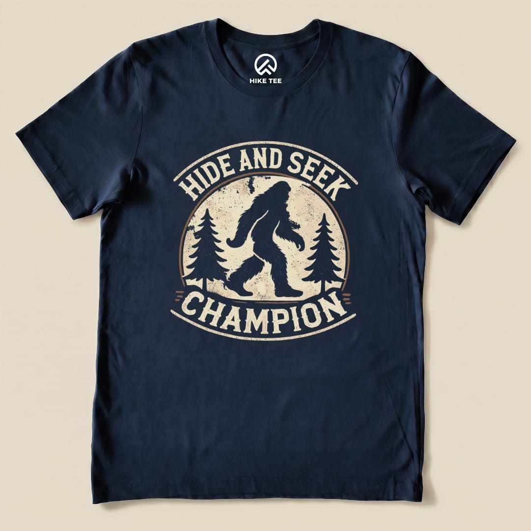 Hike Tee T-Shirt Navy / S Hide and Seek Champion Shirt