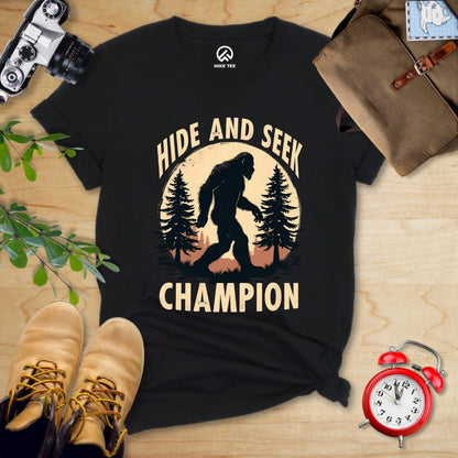 Hike Tee T-Shirt Black / S Hide And Seek Shirt