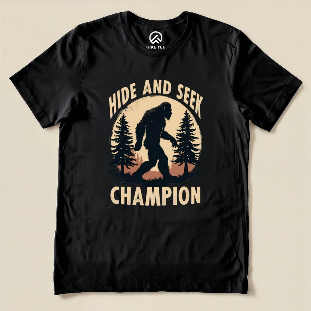 Hike Tee T-Shirt Black / S Hide And Seek Shirt