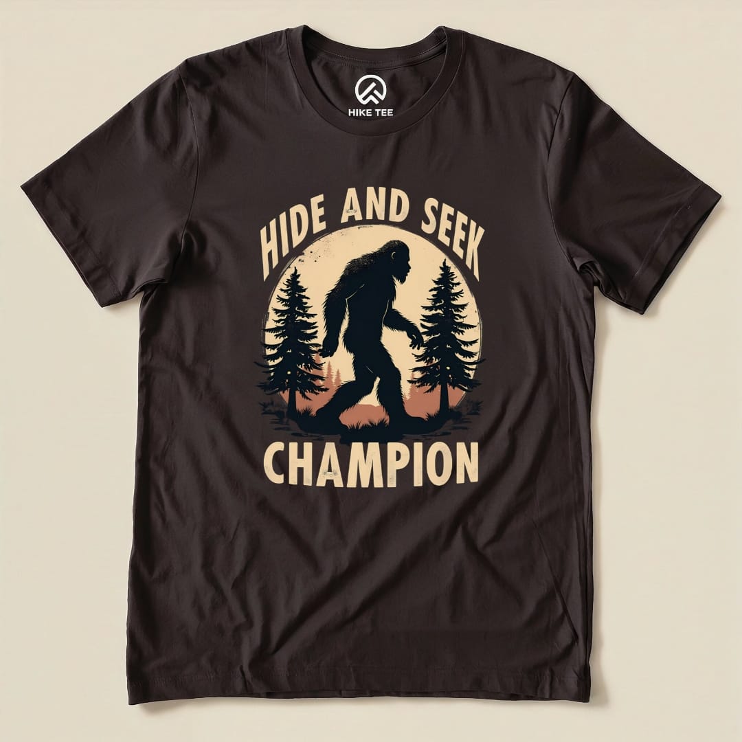 Hike Tee T-Shirt Brown / S Hide And Seek Shirt