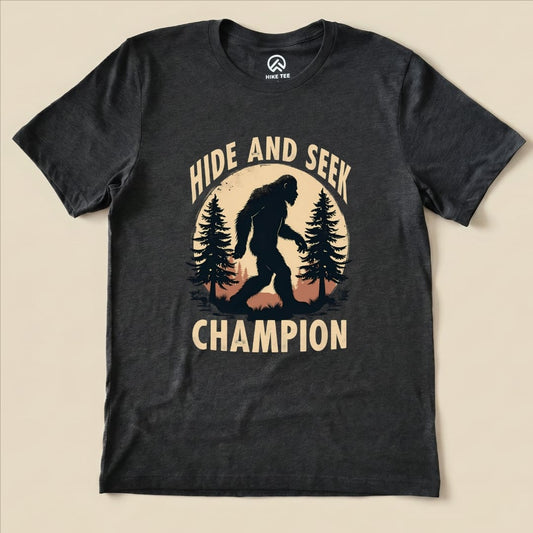 Hike Tee T-Shirt Dark Grey Heather / S Hide And Seek Shirt