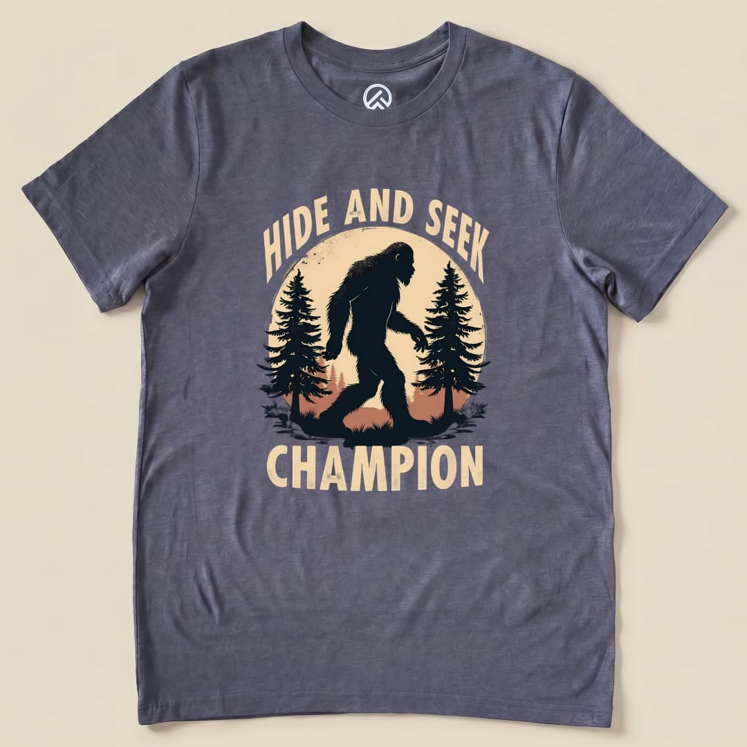 Hike Tee T-Shirt Heather Navy / S Hide And Seek Shirt