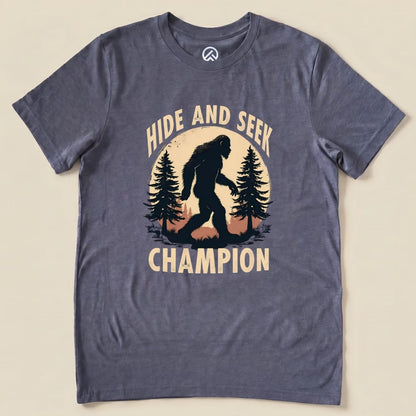 Hike Tee T-Shirt Heather Navy / S Hide And Seek Shirt