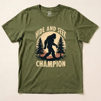 Hike Tee T-Shirt Military Green / S Hide And Seek Shirt