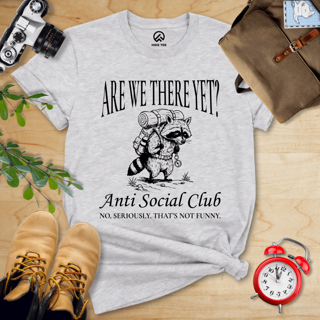 Hike Tee T-Shirt Athletic Heather / S Hiking Anti Social Club  Shirt