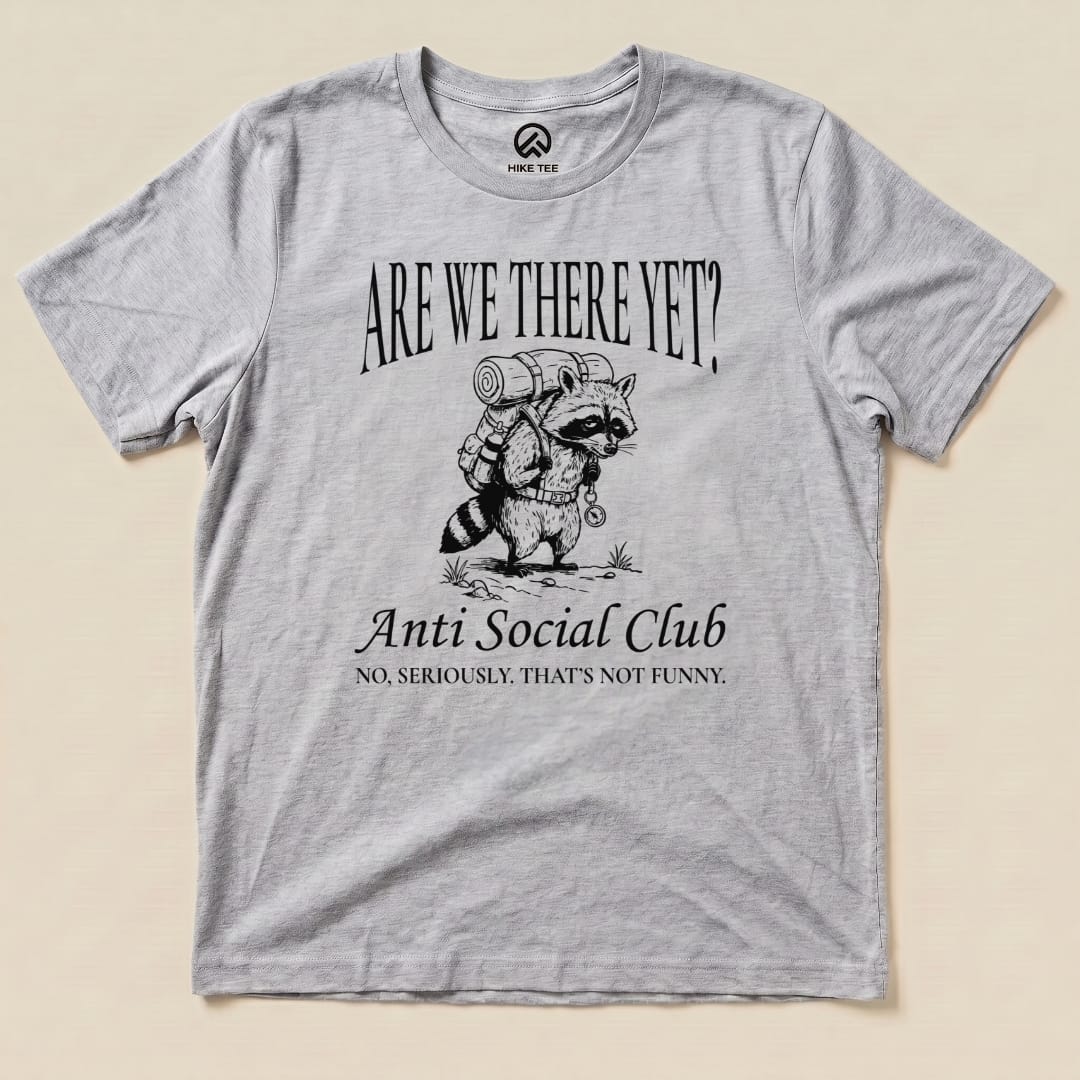 Hiking Anti Social Club  Shirt Hike Tee T-Shirt Athletic Heather / S