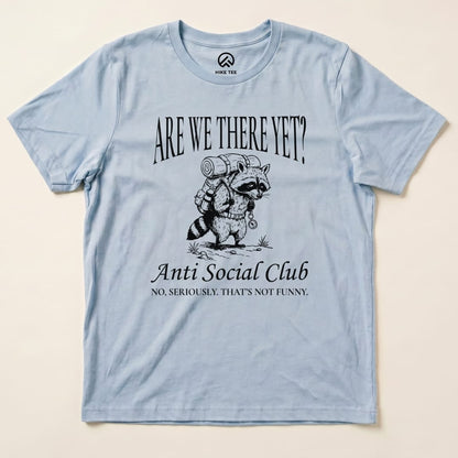 Hiking Anti Social Club  Shirt Hike Tee T-Shirt Baby Blue / S