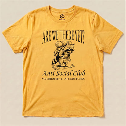 Hiking Anti Social Club  Shirt Hike Tee T-Shirt Gold / S