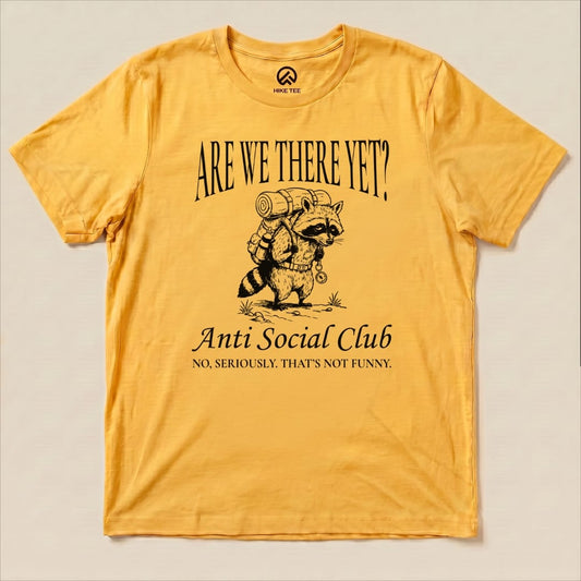 Hiking Anti Social Club  Shirt Hike Tee T-Shirt Gold / S