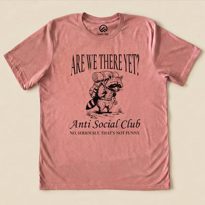 Hiking Anti Social Club  Shirt Hike Tee T-Shirt Heather Mauve / S
