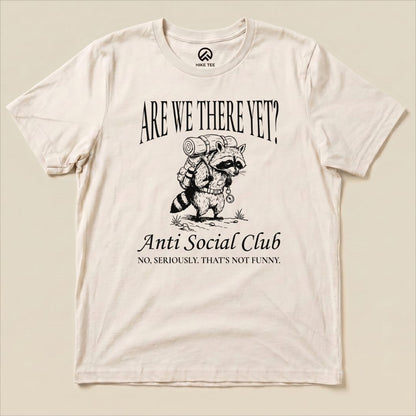 Hiking Anti Social Club  Shirt Hike Tee T-Shirt Natural / S