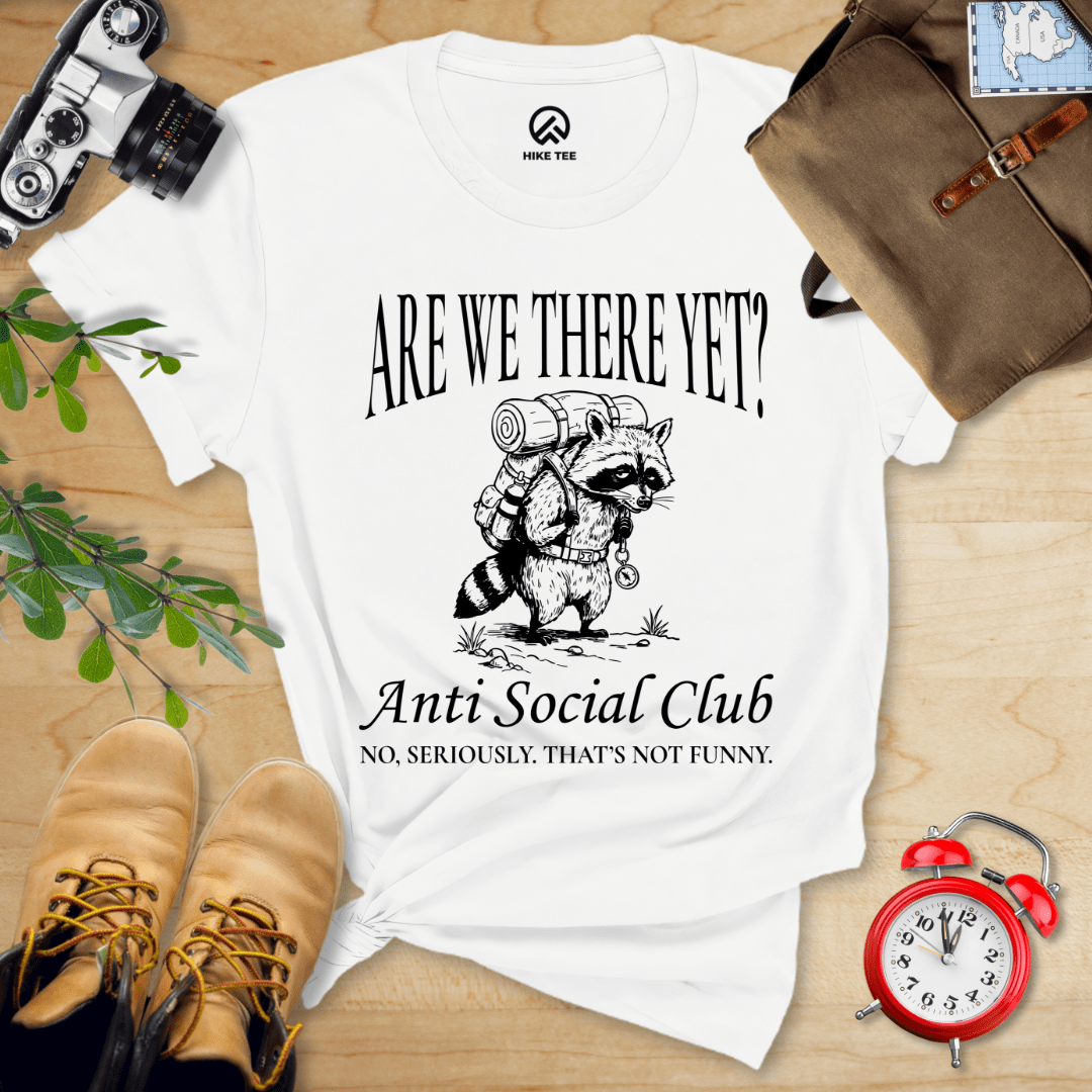 Hike Tee T-Shirt White / S Hiking Anti Social Club  Shirt