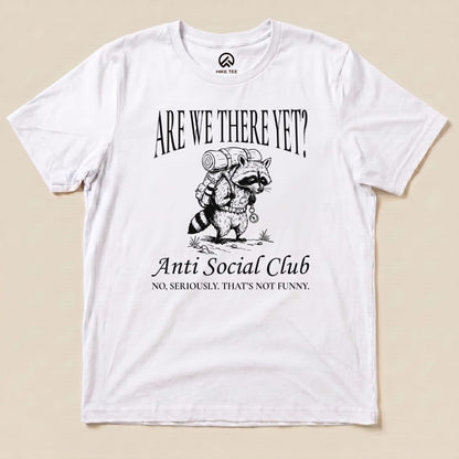Hiking Anti Social Club  Shirt Hike Tee T-Shirt White / S