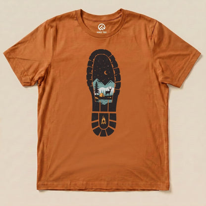 Hiking Boot Print Shirt Hike Tee T-Shirt