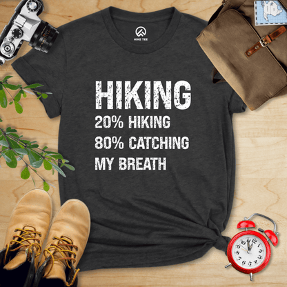 Hike Tee T-Shirt Dark Grey Heather / S Hiking Catching Breath Shirt