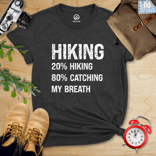 Hike Tee T-Shirt Dark Grey Heather / S Hiking Catching Breath Shirt