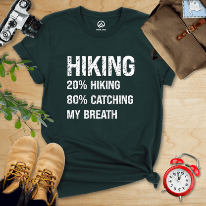 Hike Tee T-Shirt Forest / S Hiking Catching Breath Shirt
