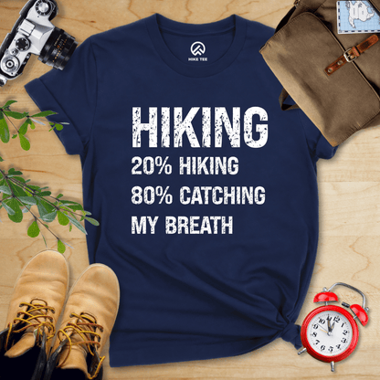 Hike Tee T-Shirt Navy / S Hiking Catching Breath Shirt
