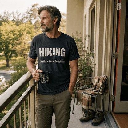 Hiking Cheaper Than Therapy Shirt