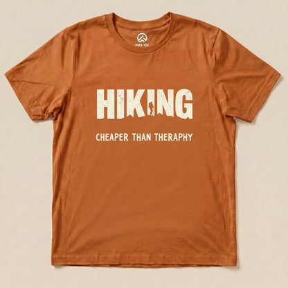 Hiking - Cheaper Than Therapy Hike Tee T-Shirt Autumn / S
