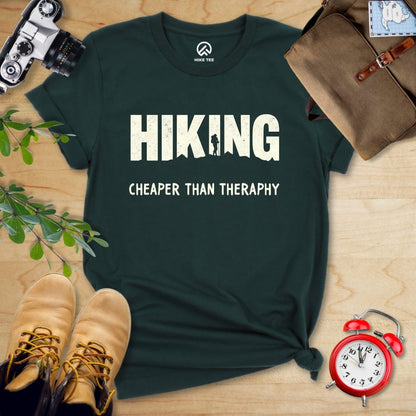 Hike Tee T-Shirt Forest / S Hiking - Cheaper Than Therapy
